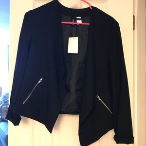 H&M open front blazer